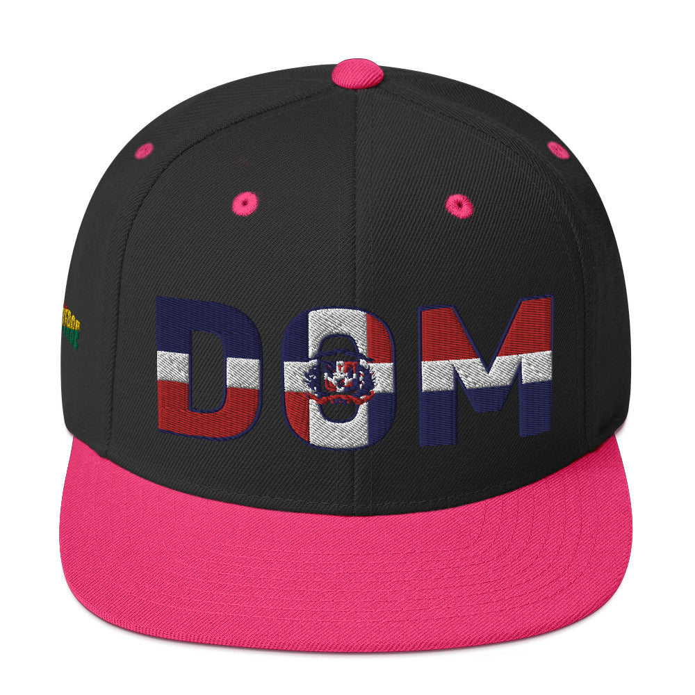 DOMINICAN REPUBLIC National Flag Inspired Snapback Hat