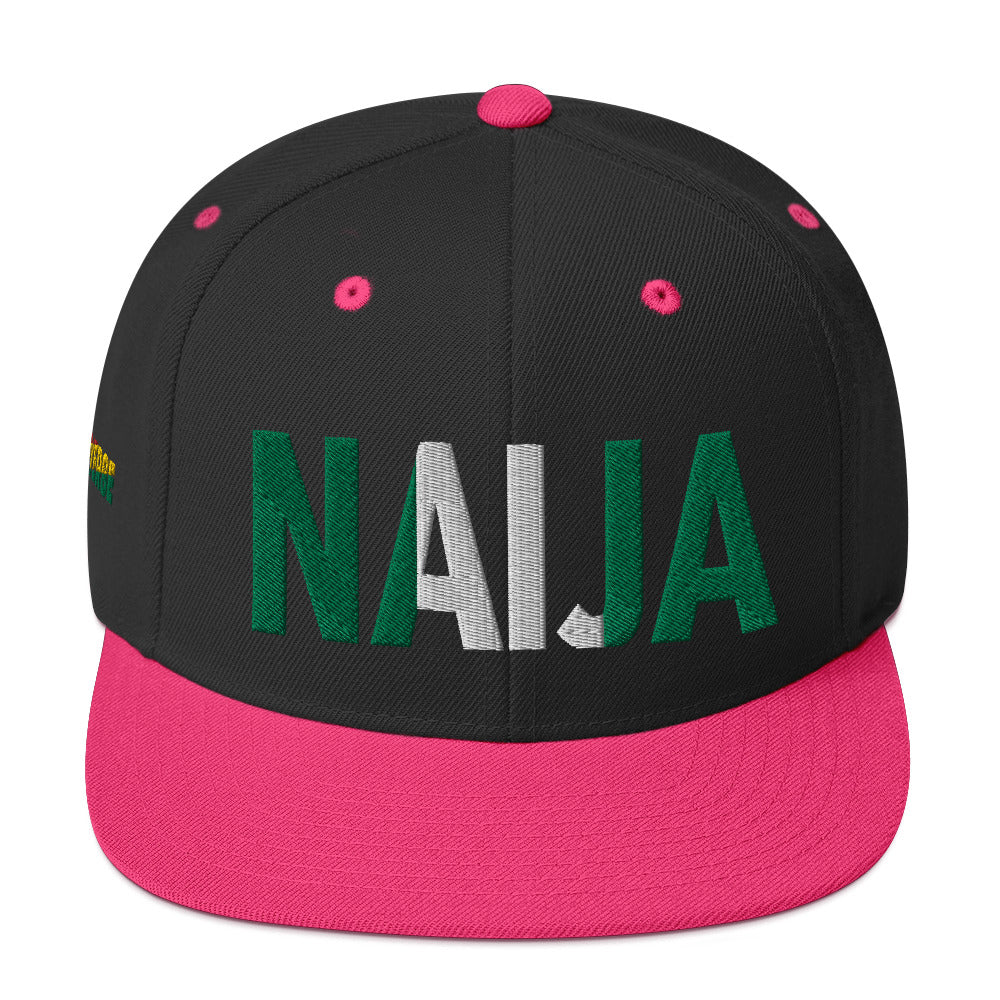 NAIJA National Flag Snapback Hat