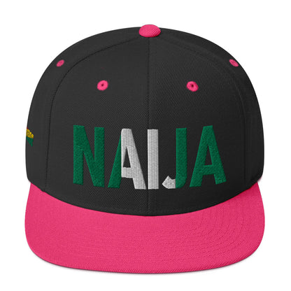 NAIJA National Flag Snapback Hat