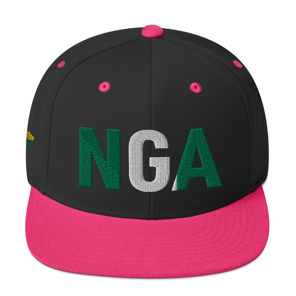 Nigeria National Flag (NGA) Snapback Hat