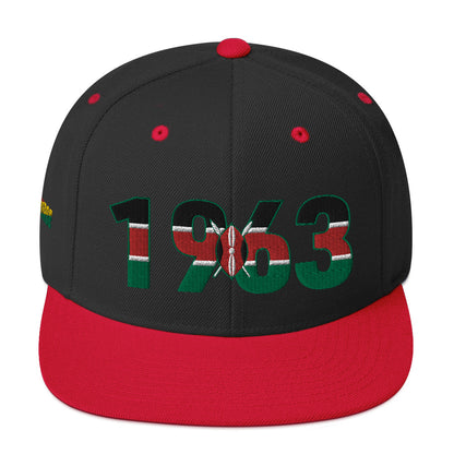 KENYA 1963 Embroidered Snapback Hat