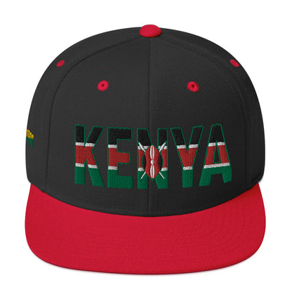 KENYA Embroidered Snapback Hat