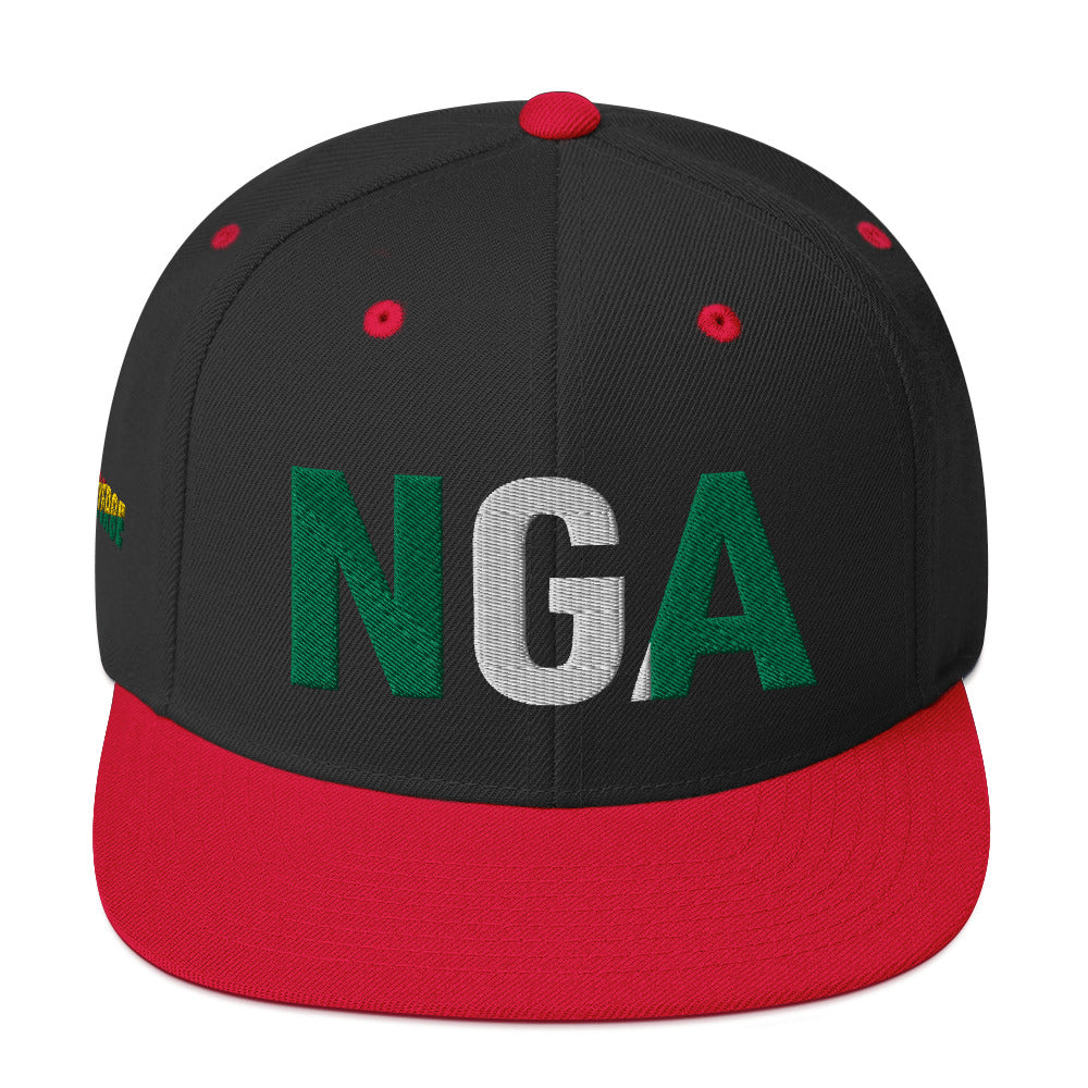 Nigeria National Flag (NGA) Snapback Hat