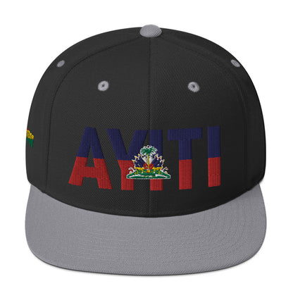 HAITI AYITI NATIONAL FLAG INSPIRED Snapback Hat