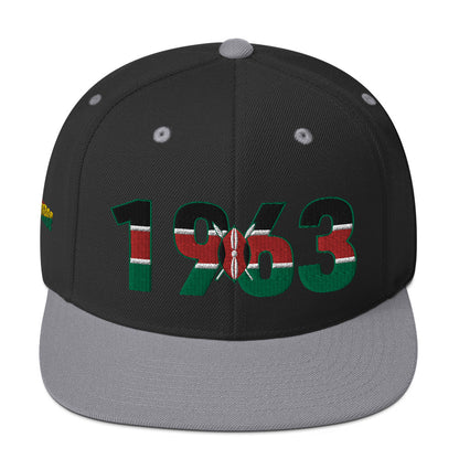 KENYA 1963 Embroidered Snapback Hat