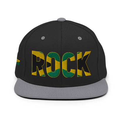 ROCK Jamaican Flag Inspired Snapback Hat