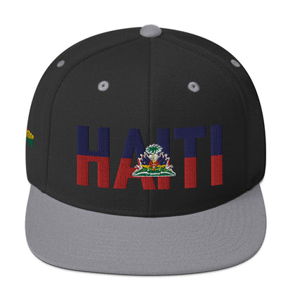 HAITI NATIONAL FLAG INSPIRED Snapback Hat