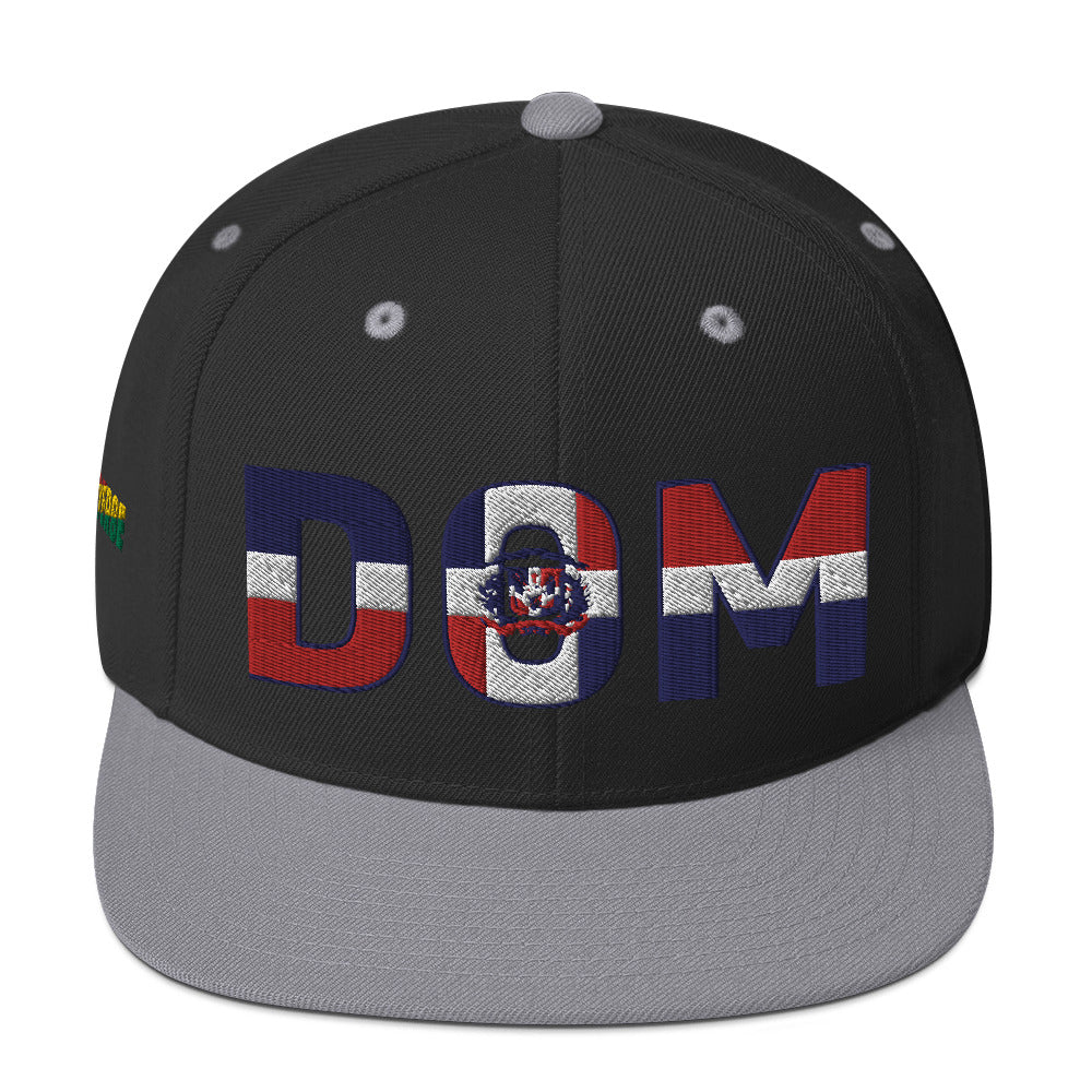 DOMINICAN REPUBLIC National Flag Inspired Snapback Hat