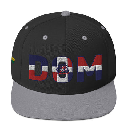 DOMINICAN REPUBLIC National Flag Inspired Snapback Hat