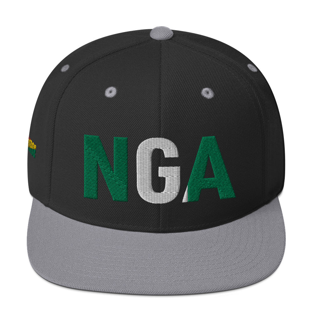 Nigeria National Flag (NGA) Snapback Hat