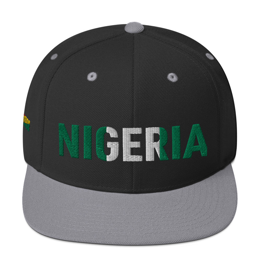 Nigeria National Flag Snapback Hat