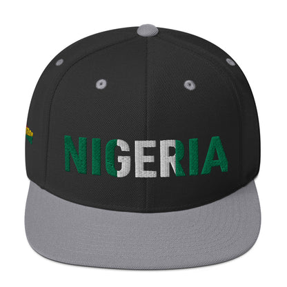 Nigeria National Flag Snapback Hat