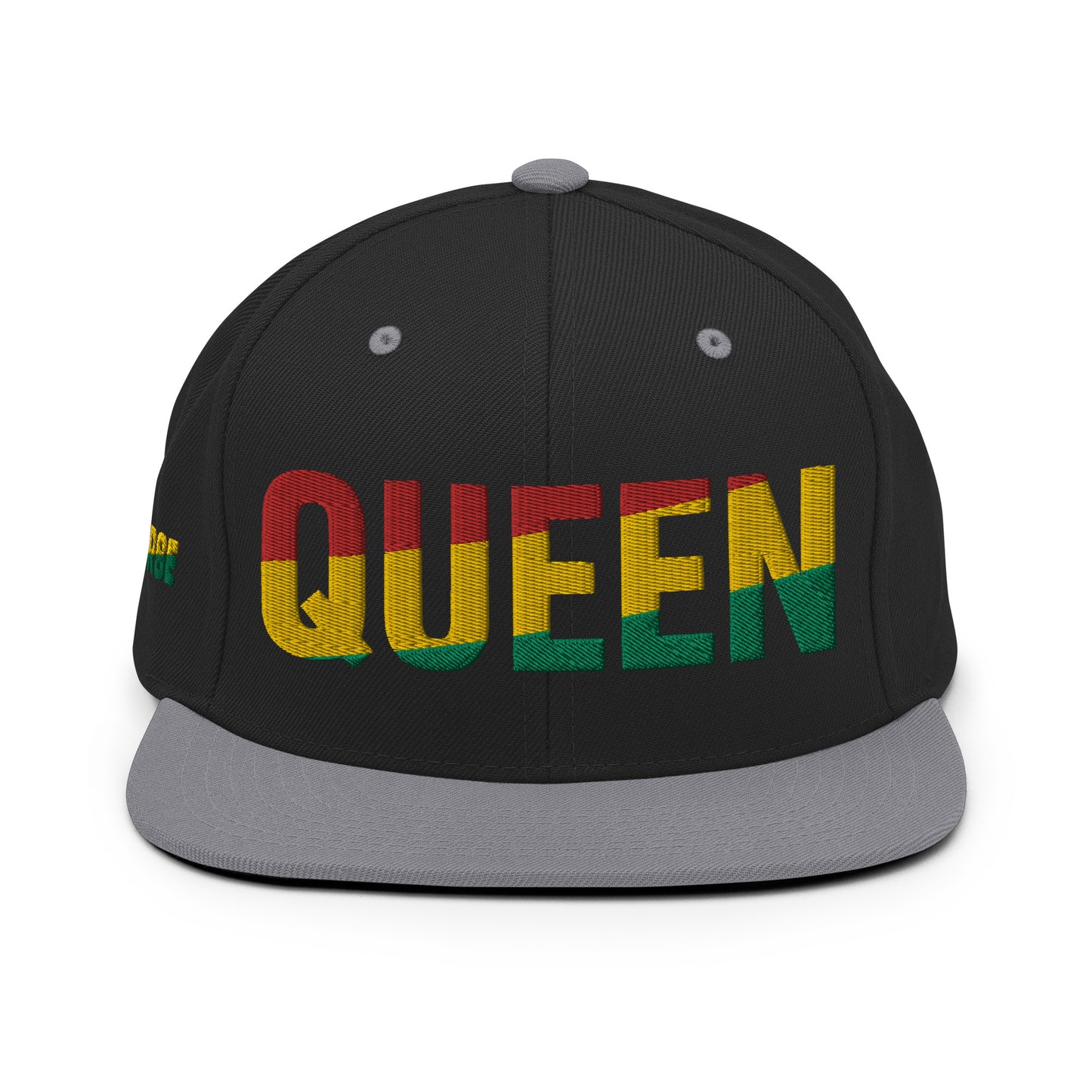 QUEEN Red Yellow Green Snapback Hat