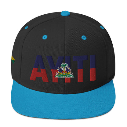 HAITI AYITI NATIONAL FLAG INSPIRED Snapback Hat