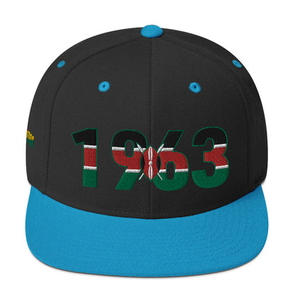 KENYA 1963 Embroidered Snapback Hat