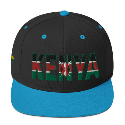 KENYA Embroidered Snapback Hat