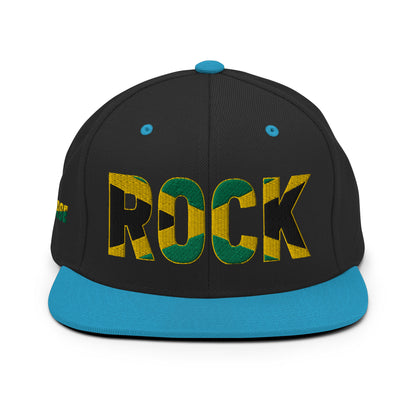 ROCK Jamaican Flag Inspired Snapback Hat