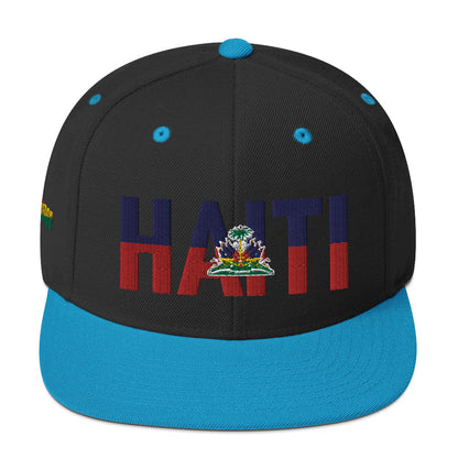 HAITI NATIONAL FLAG INSPIRED Snapback Hat