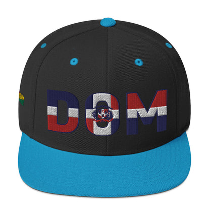 DOMINICAN REPUBLIC National Flag Inspired Snapback Hat