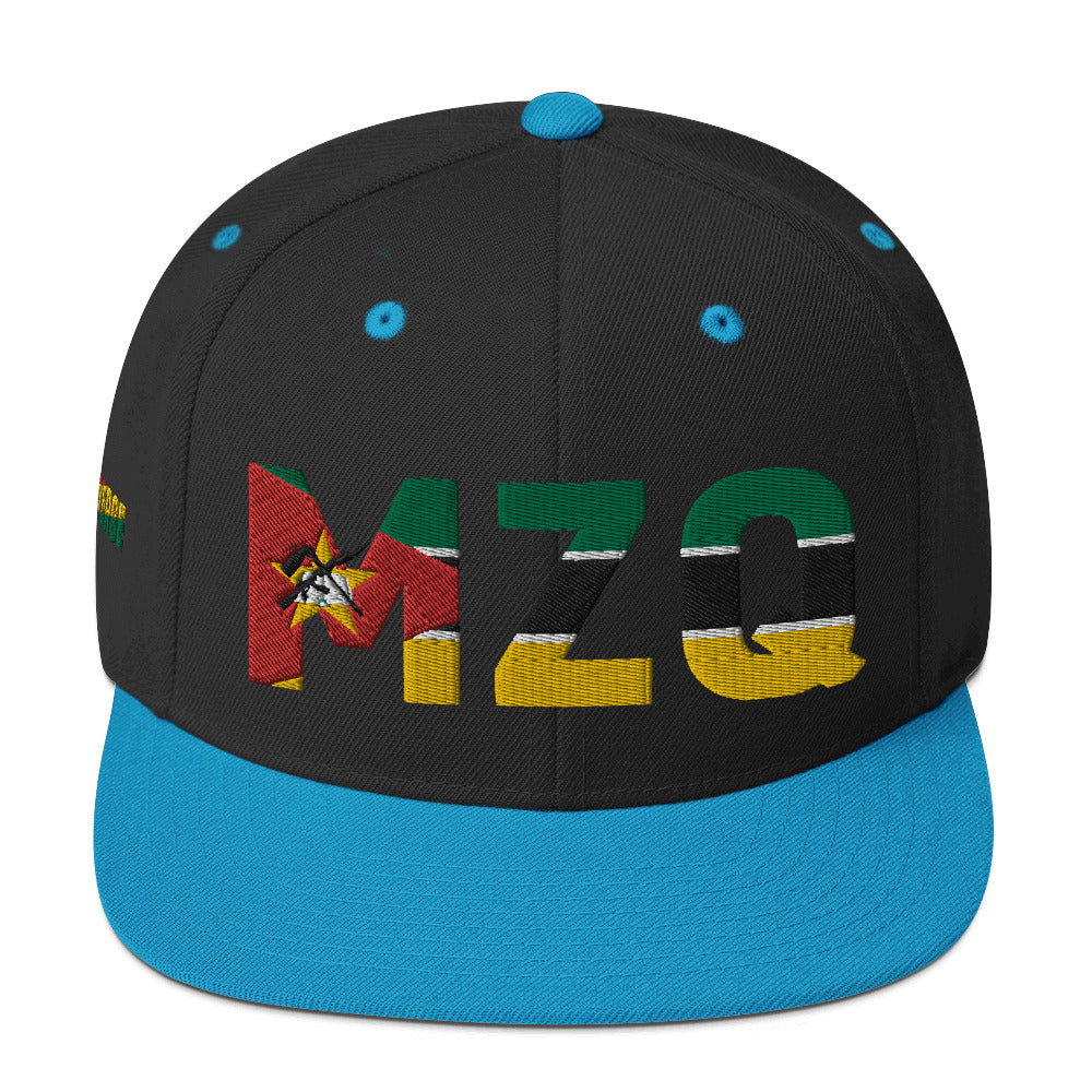 Mozambique Modern National Flag Inspired Snapback Hat