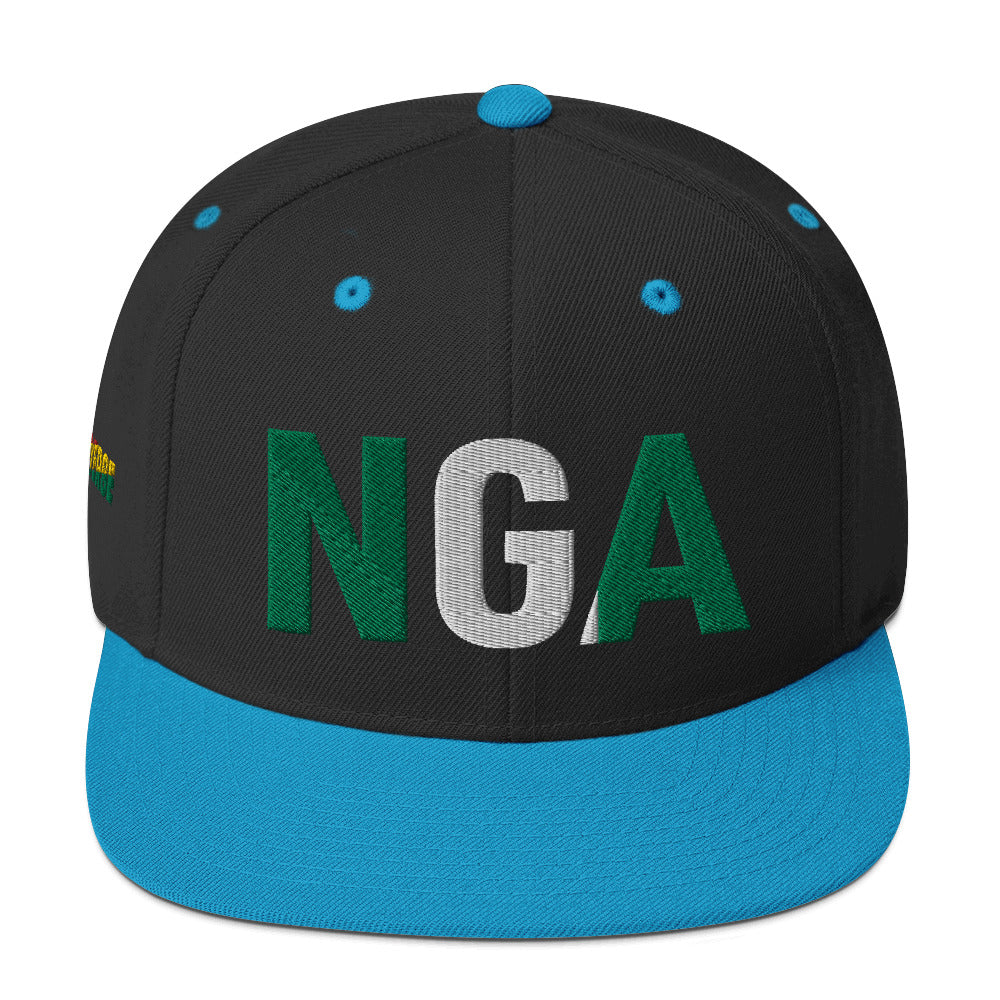 Nigeria National Flag (NGA) Snapback Hat