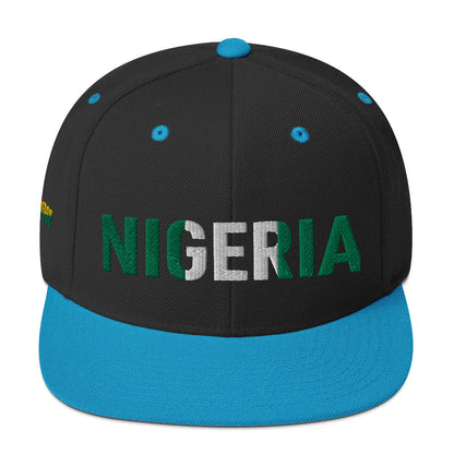 Nigeria National Flag Snapback Hat