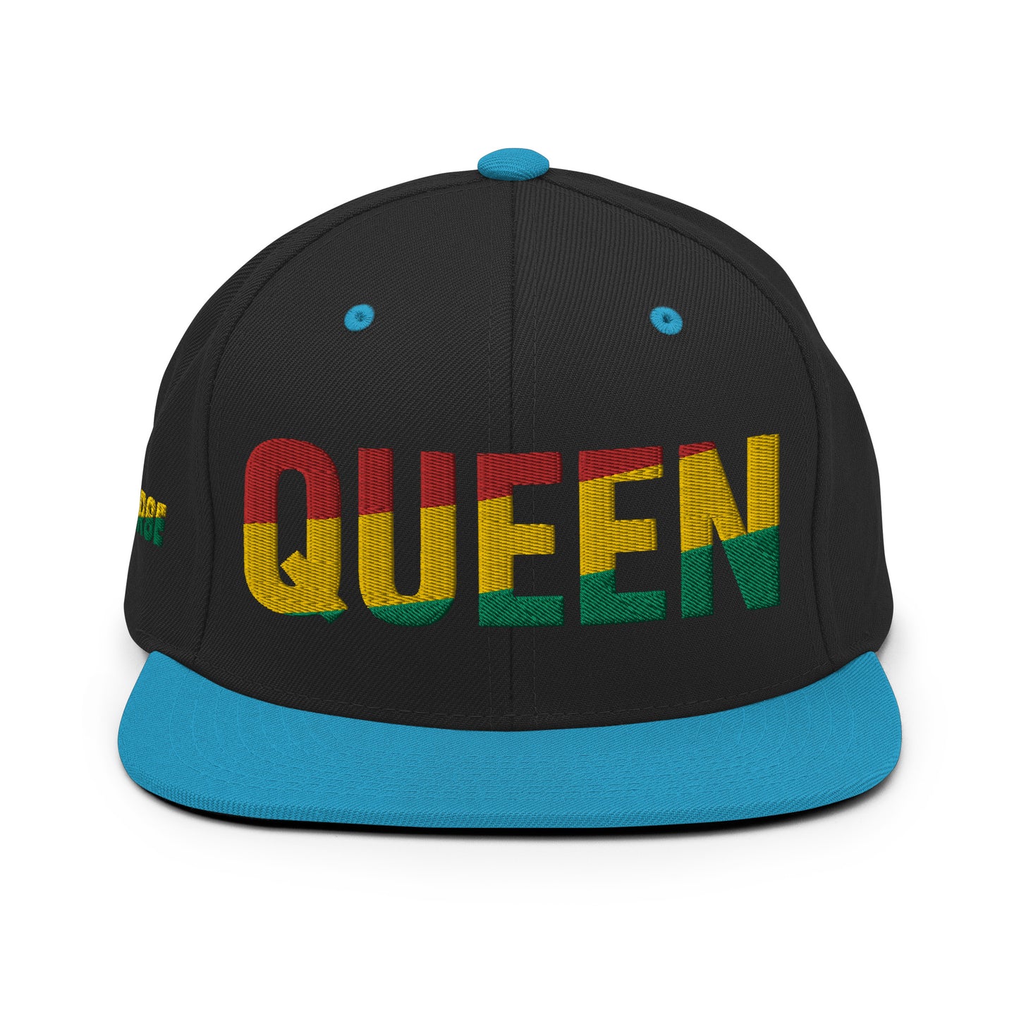 QUEEN Red Yellow Green Snapback Hat