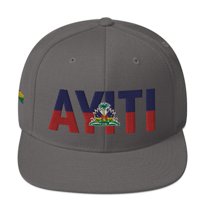 HAITI AYITI NATIONAL FLAG INSPIRED Snapback Hat