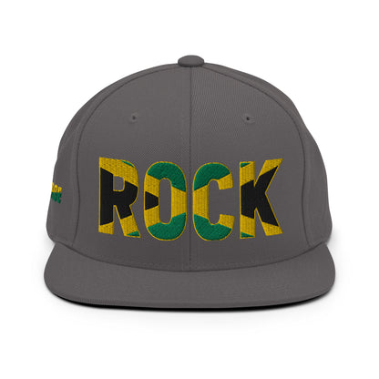 ROCK Jamaican Flag Inspired Snapback Hat