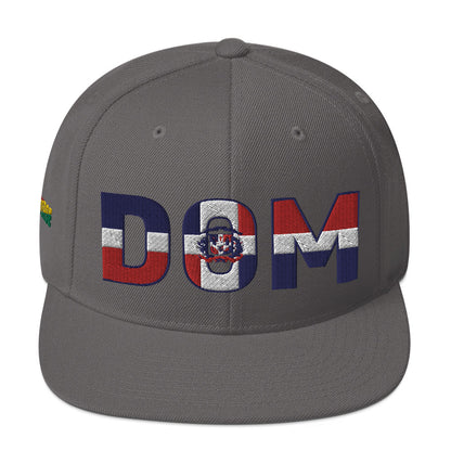 DOMINICAN REPUBLIC National Flag Inspired Snapback Hat