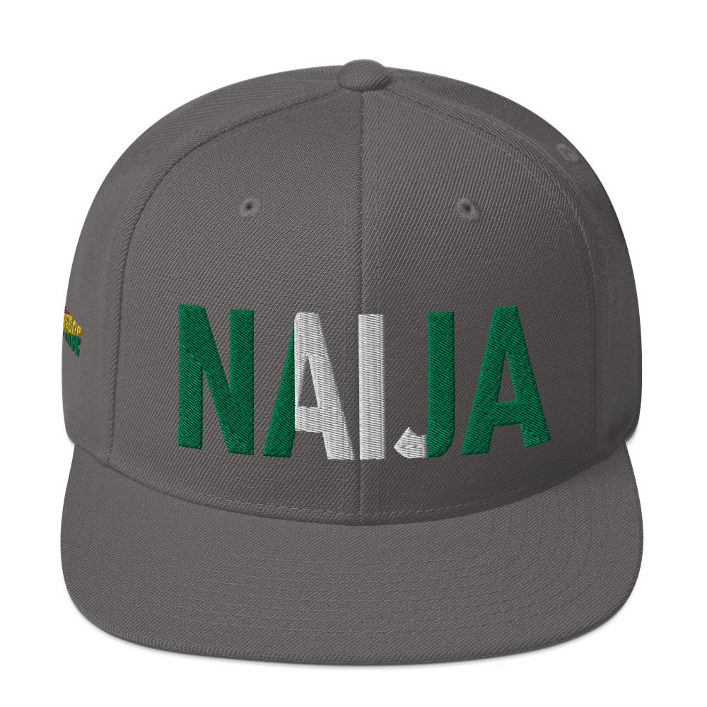 NAIJA National Flag Snapback Hat