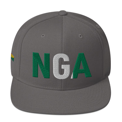 Nigeria National Flag (NGA) Snapback Hat