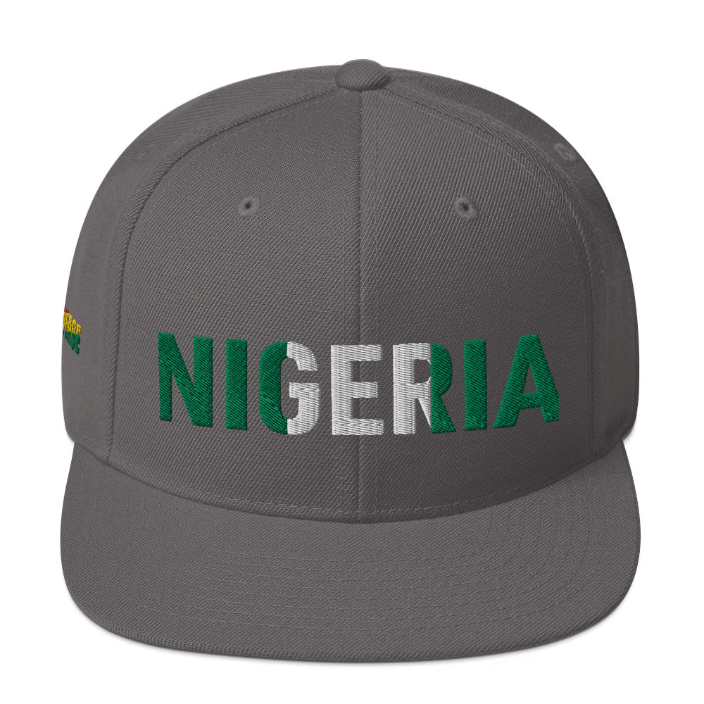 Nigeria National Flag Snapback Hat