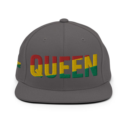 QUEEN Red Yellow Green Snapback Hat