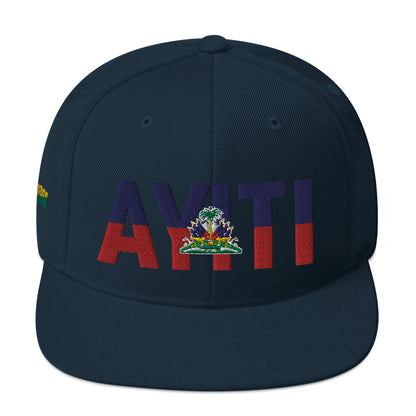 HAITI AYITI NATIONAL FLAG INSPIRED Snapback Hat