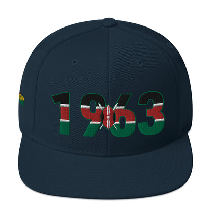 KENYA 1963 Embroidered Snapback Hat