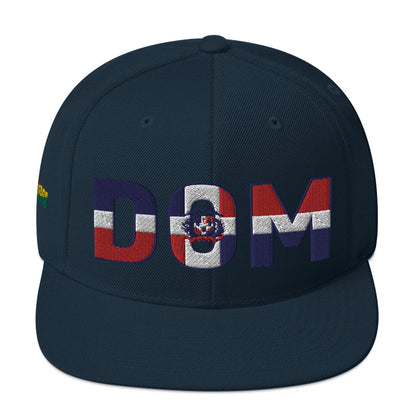 DOMINICAN REPUBLIC National Flag Inspired Snapback Hat