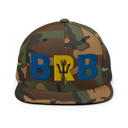 BARBADOS National Flag Inspired Snapback Hat