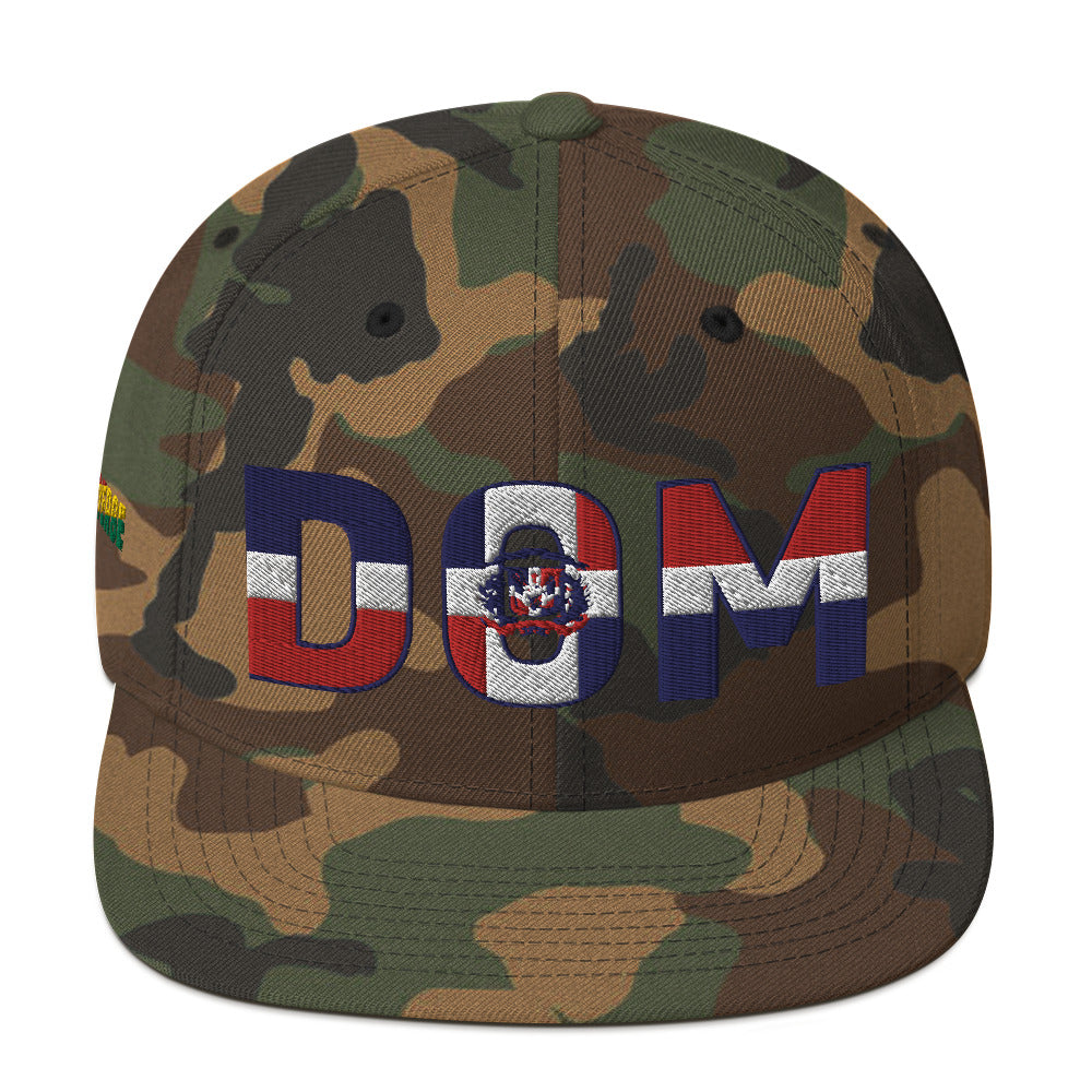 DOMINICAN REPUBLIC National Flag Inspired Snapback Hat