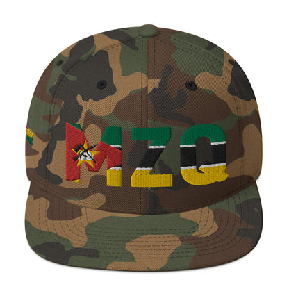 Mozambique Modern National Flag Inspired Snapback Hat