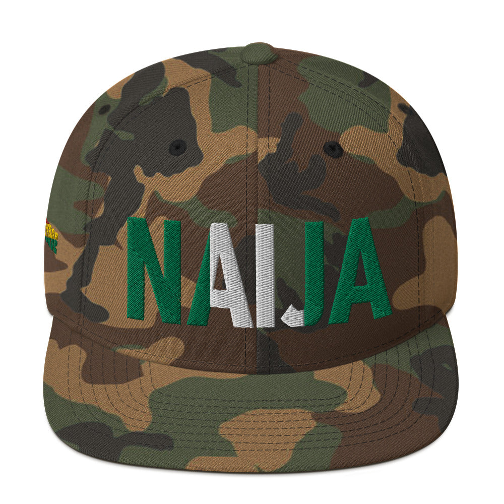 NAIJA National Flag Snapback Hat