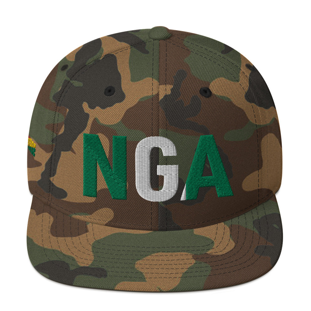 Nigeria National Flag (NGA) Snapback Hat