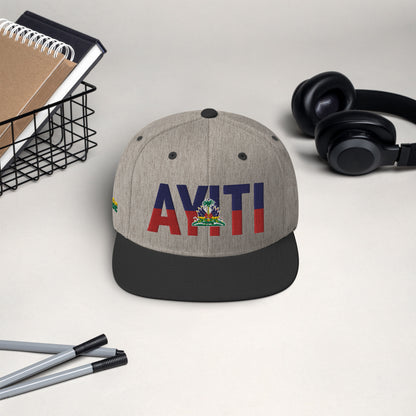 HAITI AYITI NATIONAL FLAG INSPIRED Snapback Hat