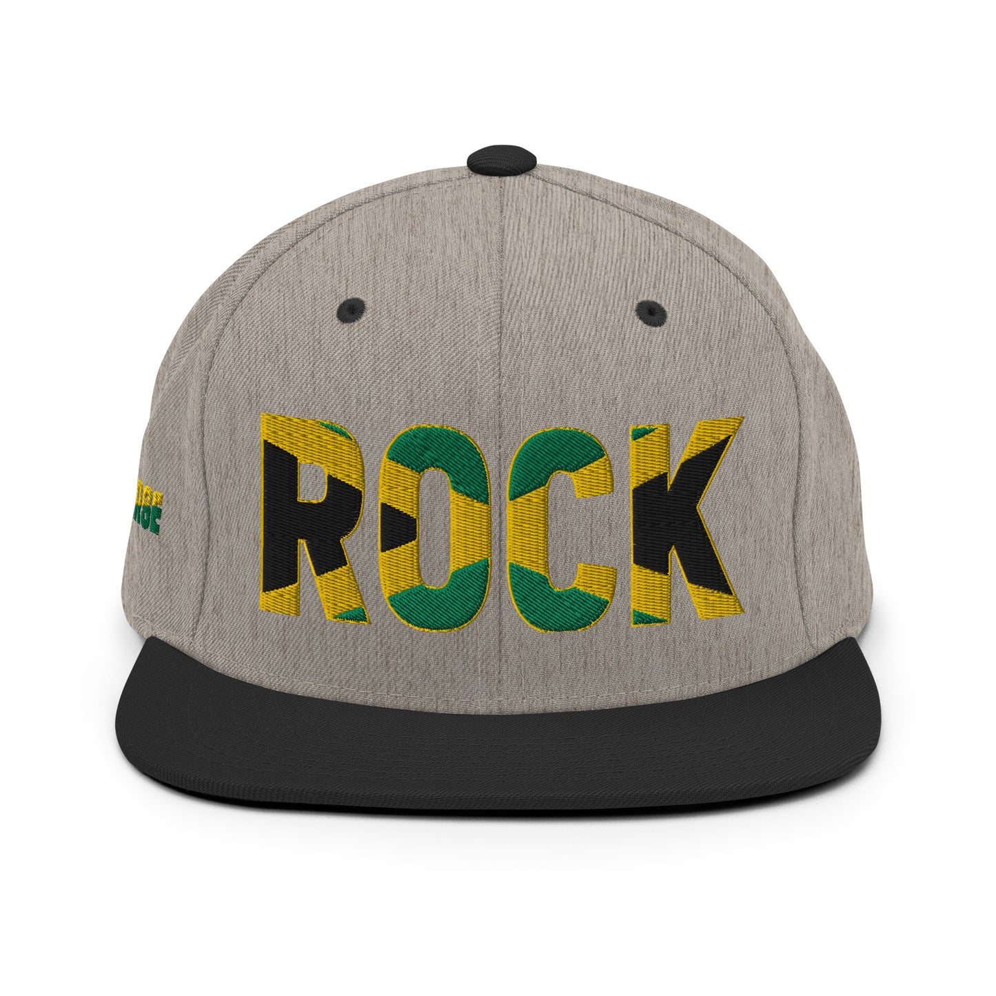 ROCK Jamaican Flag Inspired Snapback Hat
