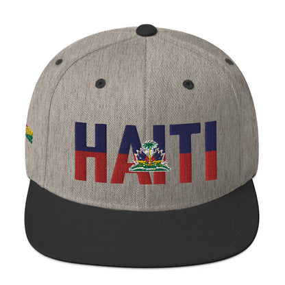 HAITI NATIONAL FLAG INSPIRED Snapback Hat