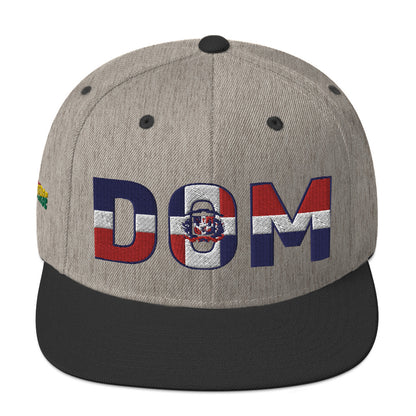 DOMINICAN REPUBLIC National Flag Inspired Snapback Hat