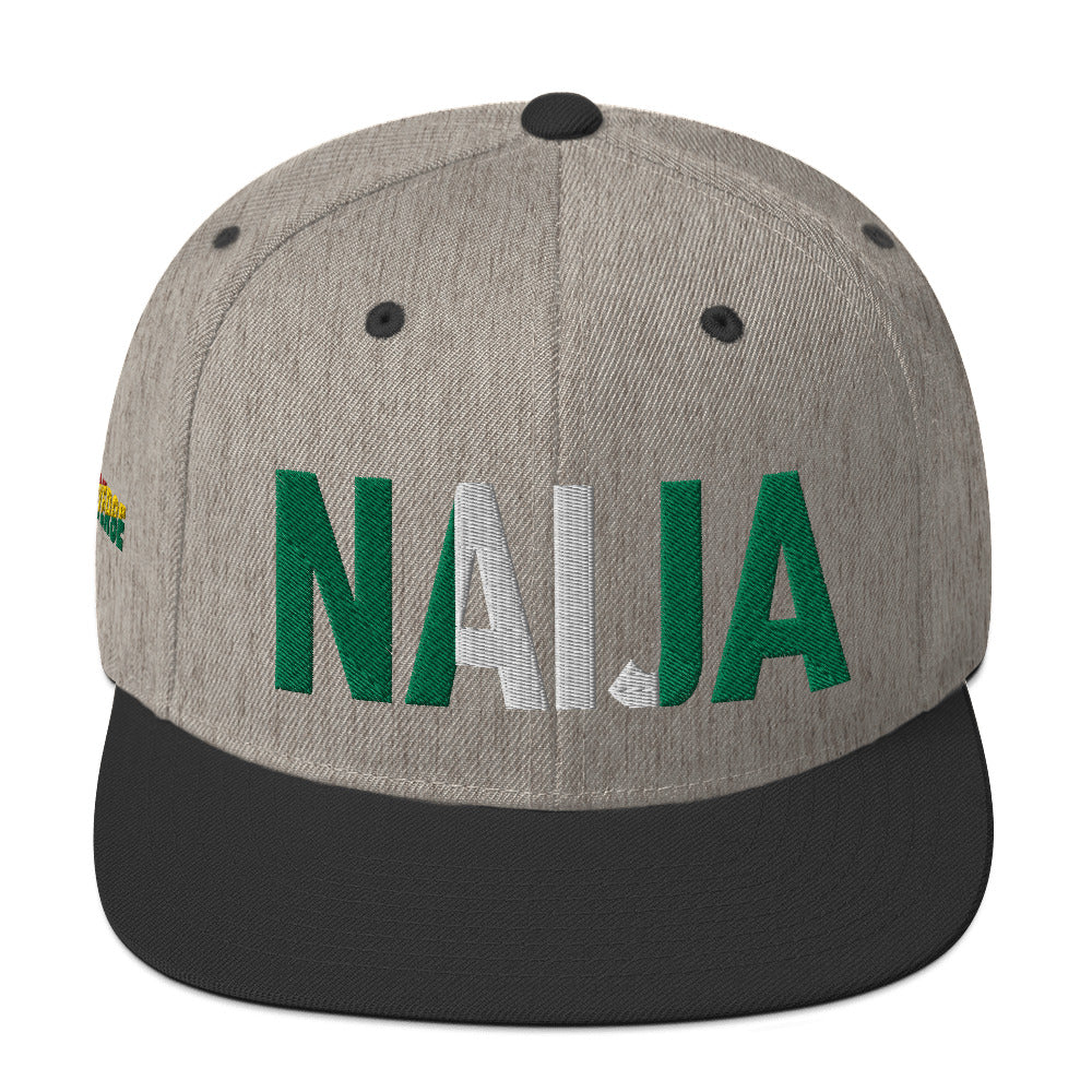 NAIJA National Flag Snapback Hat