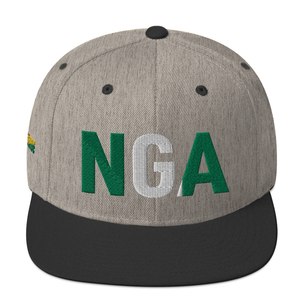 Nigeria National Flag (NGA) Snapback Hat