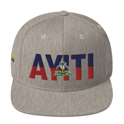 HAITI AYITI NATIONAL FLAG INSPIRED Snapback Hat