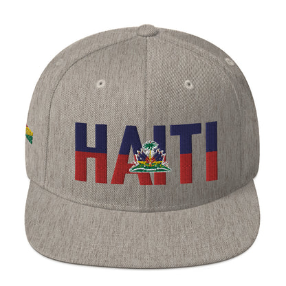 HAITI NATIONAL FLAG INSPIRED Snapback Hat